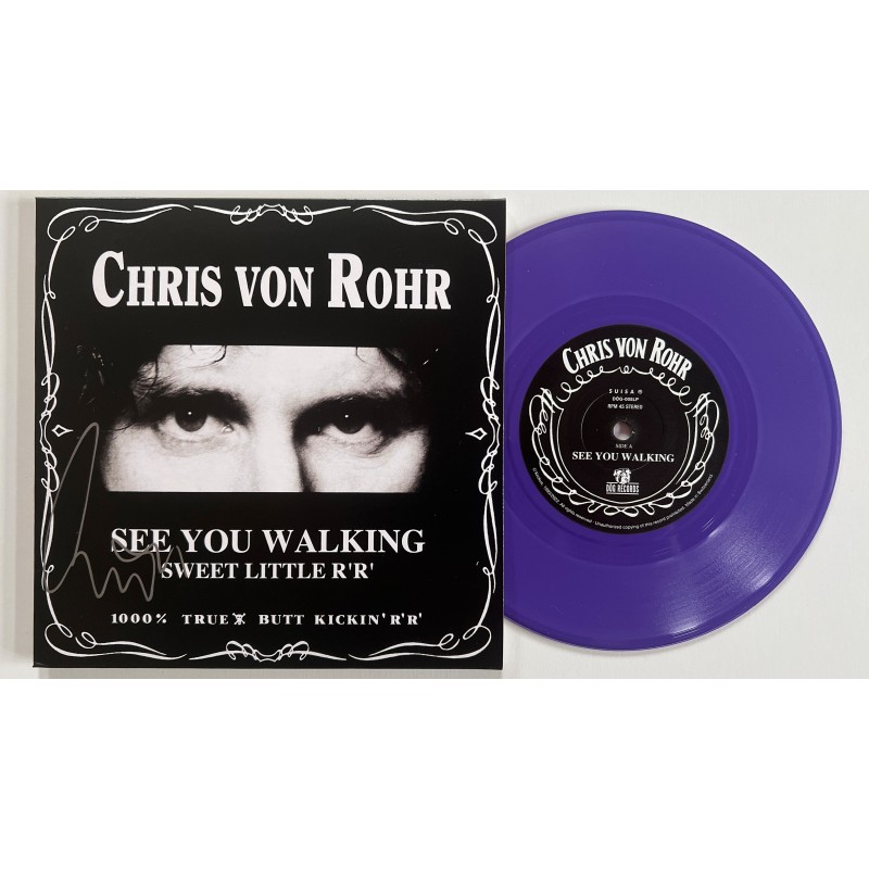 SIGNED Chris von Rohr 7'' Single - SEE YOU WALKING