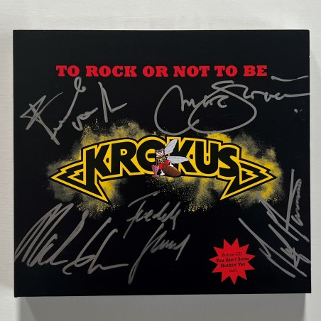 TO ROCK OR NOT TO BE / YOU AIN'T SEEN NOTHIN' YET - 2CD DIGIPACK - SIGNED