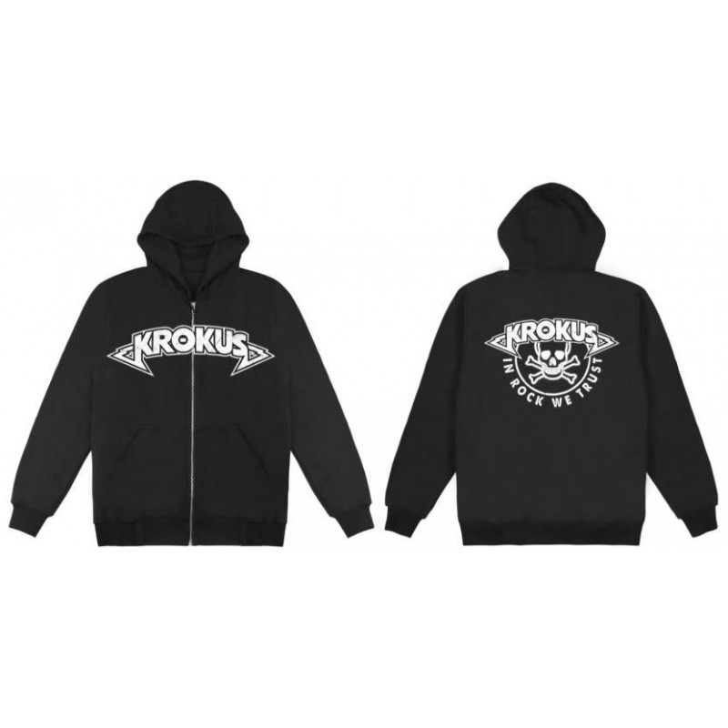 IN ROCK WE TRUST - HOODIE ZIPPER- MEN / WOMEN