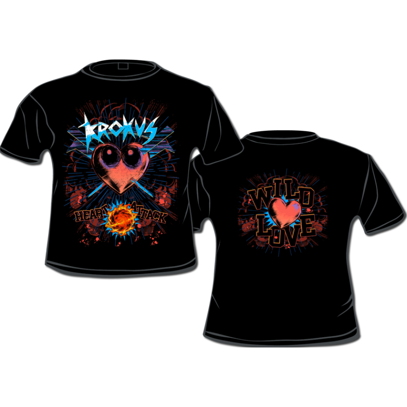 HEART ATTACK - T-SHIRT BLACK - MEN