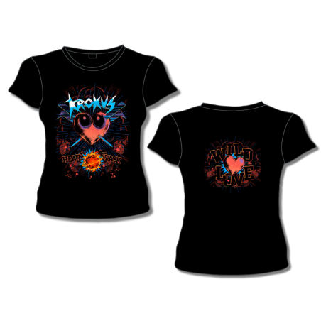 HEART ATTACK - T-SHIRT BLACK - WOMEN
